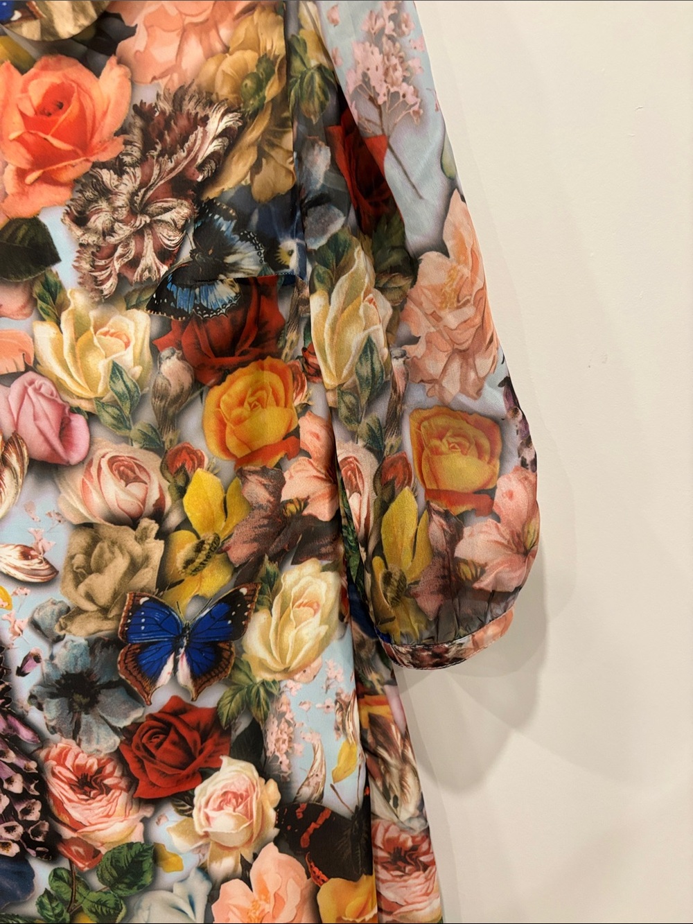 Ted Baker Floral Mini Dress | Romantic Cottagecore Garden Party Dress | Size 1 - Picture 5 of 9